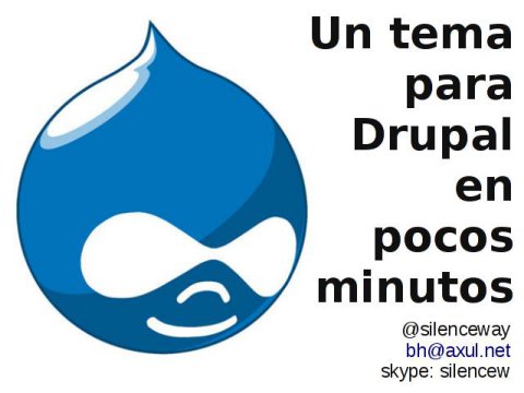 DrupalCamp : Tema en Minutos
